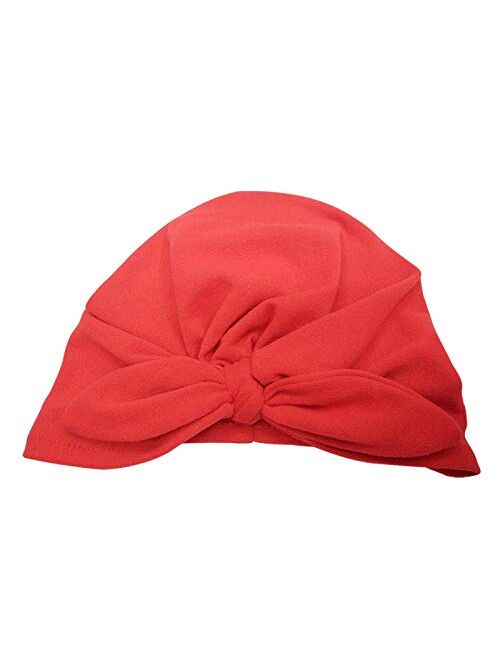 HGDD Autumn and Winter in Europe and America Baby Products Baby Rabbit Ears Knotted Hedging Cap Child hat hat India (Color : Black)