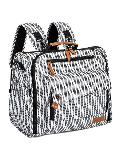 ALLCAMP OUTDOOR GEAR Diaper Bag Backpack Large, Support Baby Stroller, Converted Into a Tote Bag