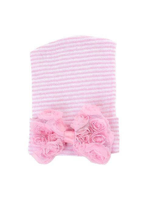 HGDD New European and American Big Bow Baby Baby hat Knit Pullover Cap Children (Color : F)
