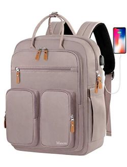 Diaper Bag Backpack, Nappy Baby Bags for Mom and Dad Maternity Diaper Bag for girls, Large Capacity Waterproof Bag with USB Charging Port, Insulated Pockets Changing Pad 