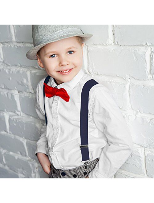 Rob Riverdale Tuxedo Suspenders for Kids Boys and Baby Elastic Fully Adjustable