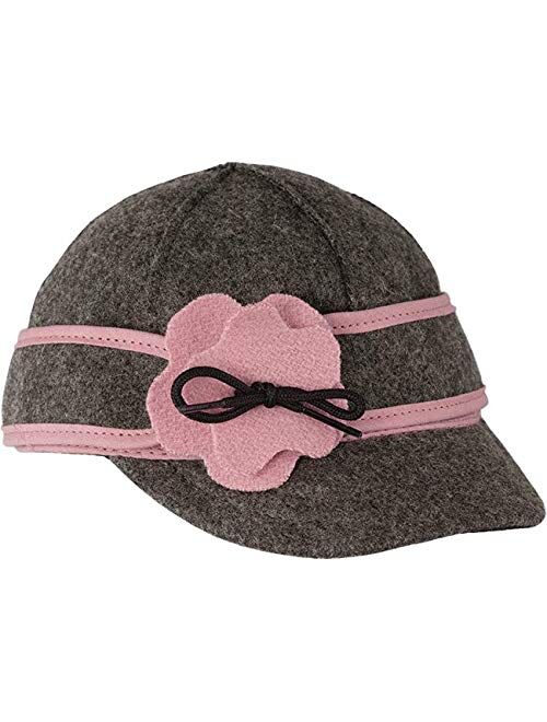 Stormy Kromer Lil' Petal Pusher Cap - Decorative Wool Hat with Earflap