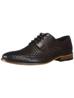 Men's Leather Gold Collection Dress Woven Oxford