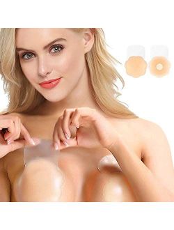 Nipples Covers Breast Lift Tape Sticky Bra Reusable Adhesive Breast Pasties Strapless Invisible Bras 1 Pair