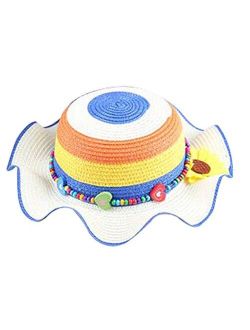 Black Temptation Girls Sun Hat Princess Hat Breathable Hat Summer Beach Hat [B]
