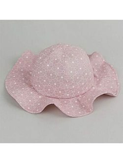 XINGYAO Summer hat Lovely Toddler Infant Kids Sun Cap Summer Outdoor Baby Girls Boys Sun Beach Cotton Dot Hat (Color : White)
