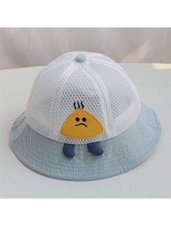 MCJL Baby Summer Thin Sun Hat,Personalized Trend Boys and Girls Sun Hat,Baby Fisherman Hat Suitable for Children 1-3 Years Old