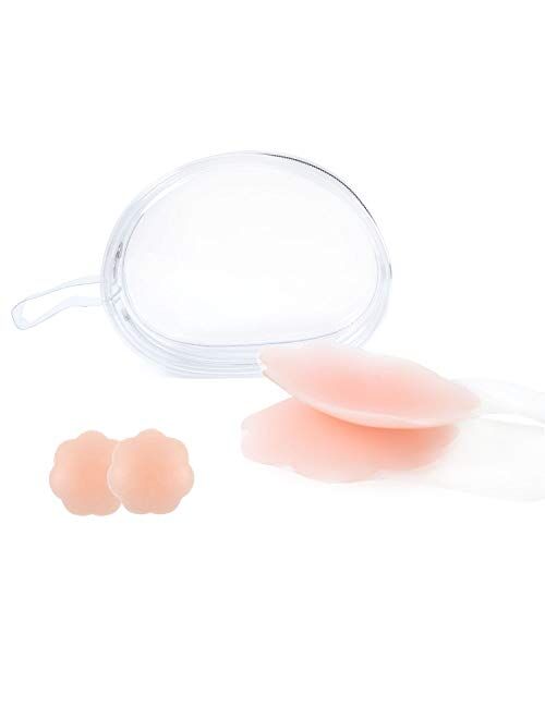 Rolewpy Silicone Nipples Cover Breast Tapes Pasties Lift Bra Boobtape Adhesive