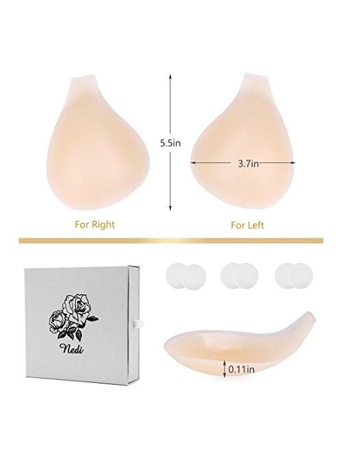 Invisible Lift Bra Silicone Adhesive Bra Push Up Waterproof Sticky Bras for Women Breast Lift Covers Nude
