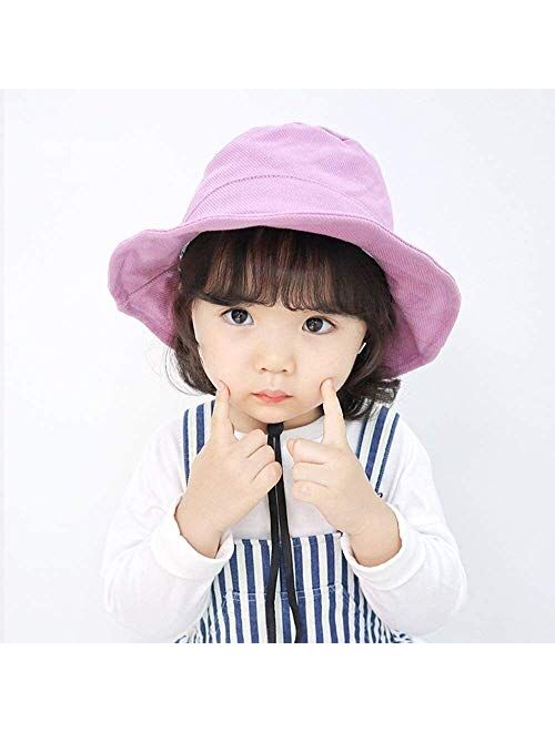 AMOYEE Children's hat Spring and Summer Baby hat Child hat boy Child Fisherman hat Girl Sun hat (Color : Beige)