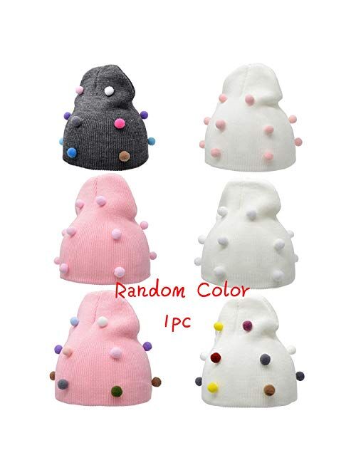 Baby Girl Boy Winter Spring Autumn Hat Baby Soft Warm Hat Cap Knit Baby Cap Soft Elastic Children Casual Warm Cap OneSize 05(Fast delivery)