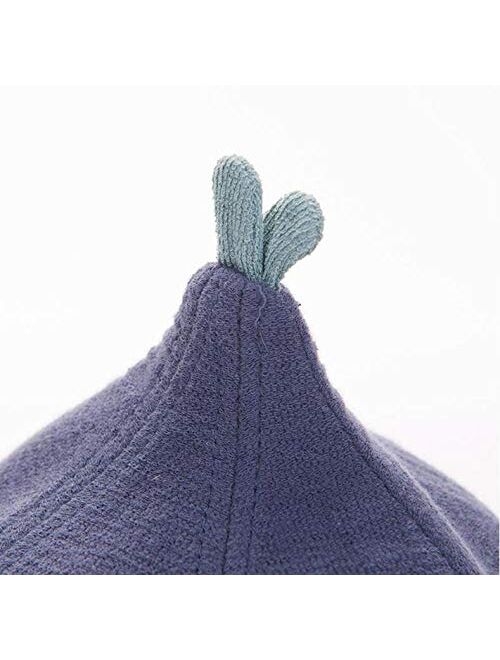 Pinellia Autumn and Winter Boys and Girls Cotton Warm Hats Baby Cute Fisherman hat