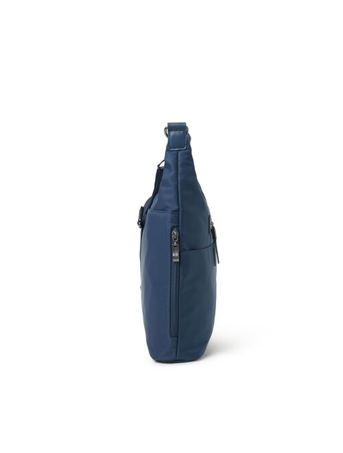 Baggallini Fabric Solid Lightweight Adjustable Hobo Bag