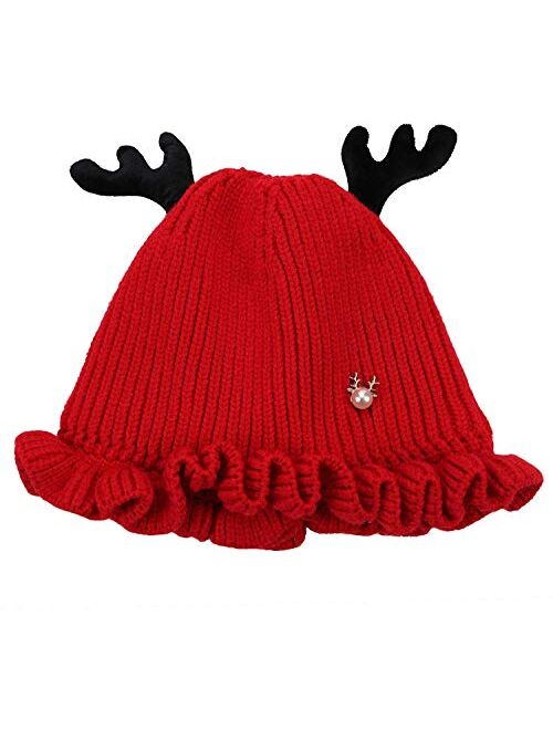 Cartoon Character Boys Girls Kids  Wool Knitted Winter Warm Hats Caps