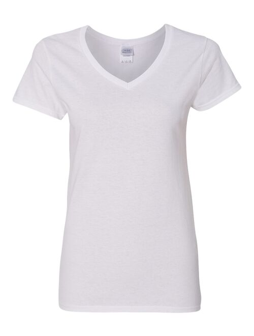 Gildan - MF Women - Heavy Cotton Womens V-Neck T-Shirt