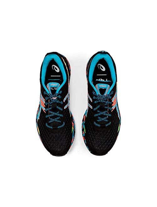 ASICS Women's Gel-Noosa Tri 12 Running Shoes, 5.5M, Black/Aquarium