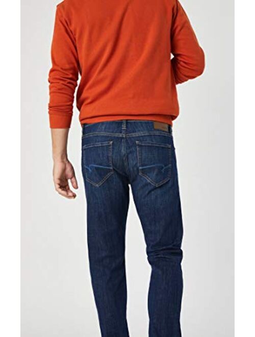 Mavi Men's Zach Regular Rise Straight Leg Jeans, Dark Portland, 30 x 30