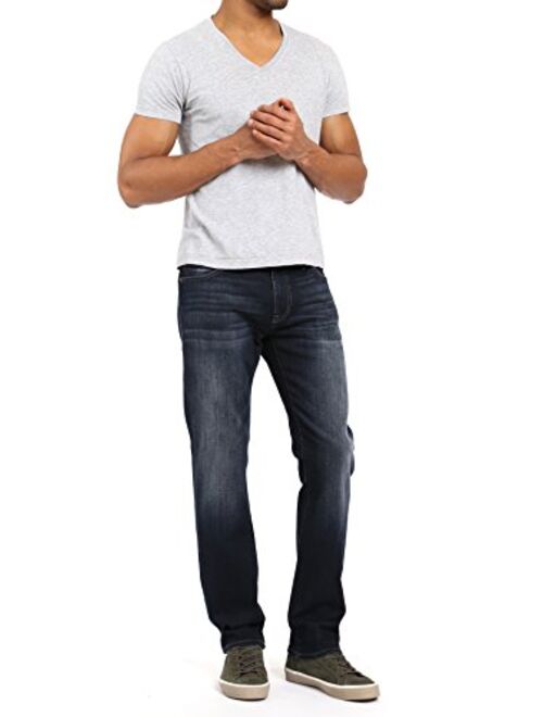 Mavi Jeans Men's Zach Regular Rise Straight Leg Jeans, Rinse Foggy Williamsburg, 31W x 34L