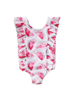 Toddler Kids Baby Girls Watermelon Bikini Suit Swimsuit Swimwear Bathing
