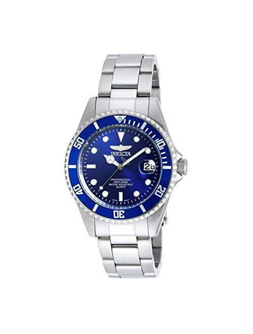 Invicta Men's 9204OB Pro Diver Blue Dial Steel Bracelet Dive Watch