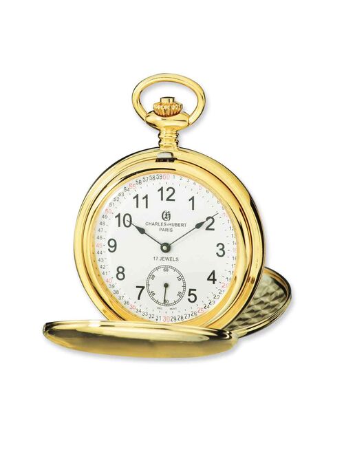 Charles-Hubert Paris Men's 3907-GRR Classic Collection Pocket Watch