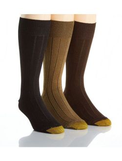 Men's Hampton Reinforced Toe Socks, 3 Pack