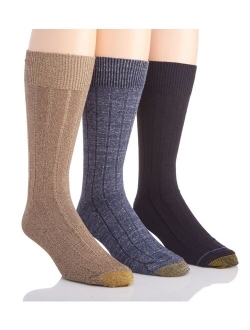 Men's Hampton Reinforced Toe Socks, 3 Pack