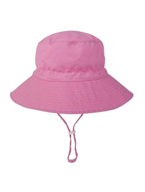 Hat Baby Sun Hat Boys Cap Children Panama Unisex Beach Girls Bucket Hats Cartoon Infant Caps UV Protection (Color : Gray, Size : 6 36 Months Baby)