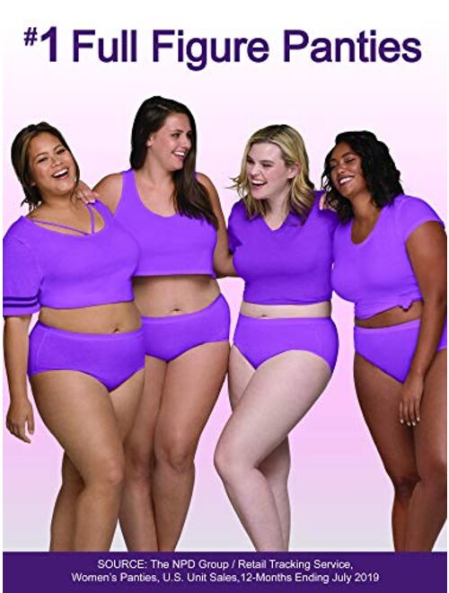 Fruit Of The Loom Women's Fit for Me Plus Size Underwear