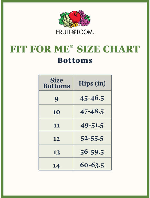 Fit for Me by Fruit of the Loom Fit for Me Women's Plus Breathable Micro-Mesh Hipster Underwear, 6 Pack