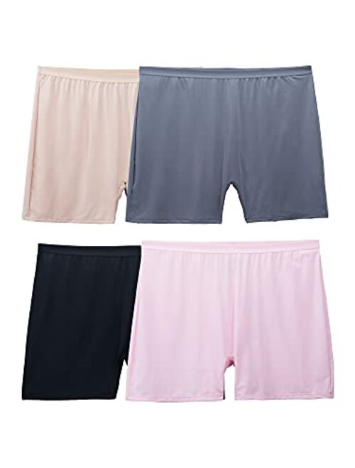 Fit for Me by Fruit of the Loom Women's Plus Assorted Beyondsoft Brief Panties, 6 Pack