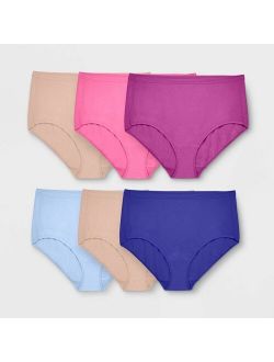 Women's Plus 6pk Beyondsoft Classic Briefs - Colors May Vary