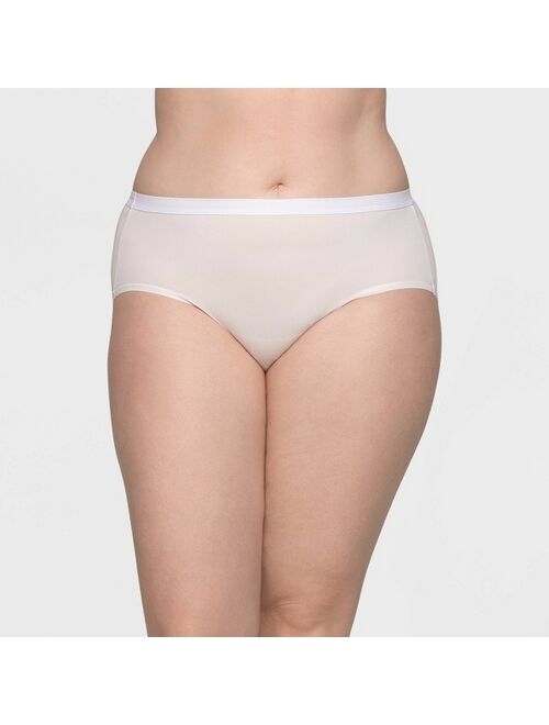 Fit for Me by Fruit of the Loom Women's Plus 6pk Microfiber Classic Briefs - Colors May Vary