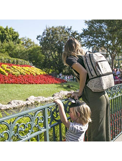 Petunia Pickle Bottom Axis Backpack | Baby Bag | Diaper Bag Backpack | Baby Bottle Bag | Sophisticated & Spacious Backpack for On the Go Moms | Sketchbook Mickey & Minnie