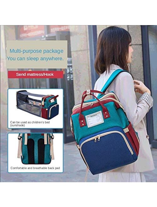 Y-Ange Travel Diaper Bag Mommy Backpack Portable Baby Crib Kid Carry Cot Charge Big Baby Bed Maternity Handbag Stroller Bag 2 Orders