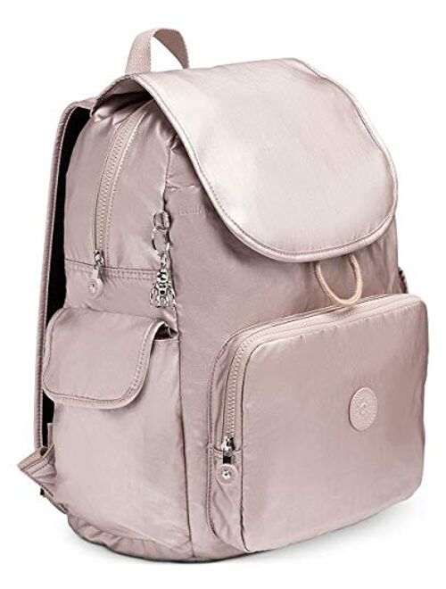 Kipling Women's Zax Backpack Diaper Bag, Metallic Rose, One Size