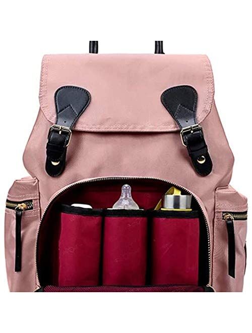 Qin Large Capacity, Stylish and Durable Suitable for Travel or Travel Diaper Backpack, Waterproof Polyester Diaper Storage Bag