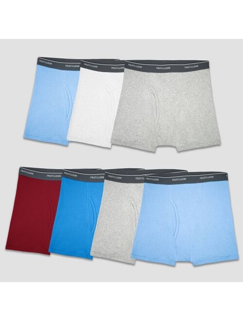 Fruit of the Loom Boys' 7pk Assorted Boxer Briefs