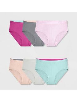 Women's 6pk Breathable Micro-Mesh Low-Rise Briefs - Assorted