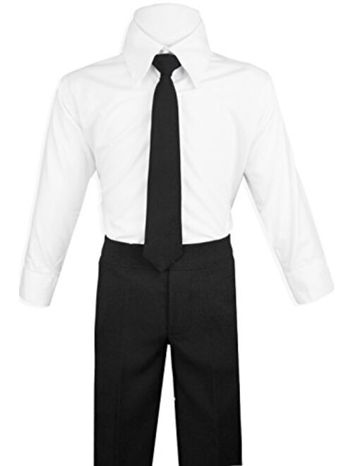 Black n Bianco Boys Suit with Tie for Toddlers and Infants