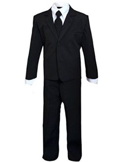 Kids Secert Agent Black Suit Outfit Costume Only. Mask not Included.