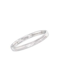 Baby's Sterling Silver Bangle Bracelet. 4.5 inches
