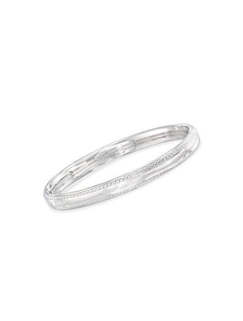 Ross-Simons Baby's Sterling Silver Bangle Bracelet. 4.5 inches