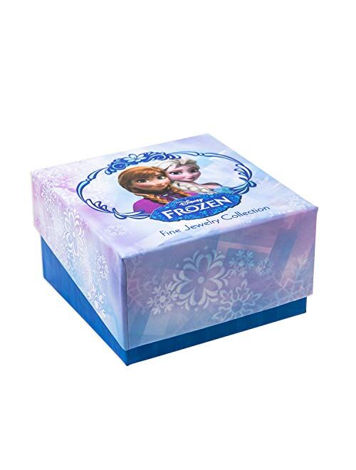 Disney Frozen Snowflake and Crystal Beads Sterling Silver Bundle Bracelet, 7.5”