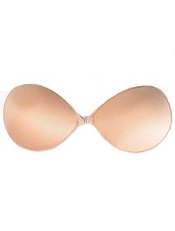 CharmingBridal Reusable Invisible Silicone Self Adhesive Push-up Strapless Backless Bra