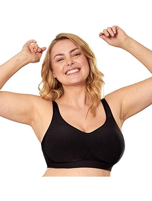 Buy Shapermint Compression Wirefree High Support Bra for Women Small to  Plus Size Everyday Wear, Exercise and Offers Back Support online