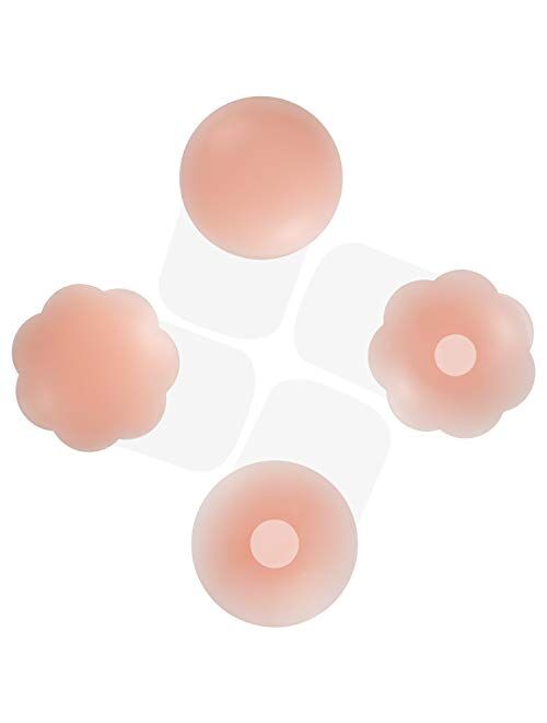 Invisible Breast Petals Adhesive Bra Resuable Lifting Bra Cups Nipple Covers for Women Silicone Pasties Breast Lift