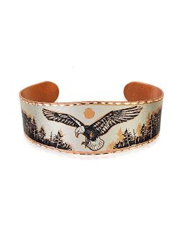 Wildlife Bracelets, Hummingbird Cuff Bracelet/ Butterfly Cuff Bracelet, Dragonfly Cuff Bracelet, Adjustable Copper Animal- Jewelry Handmade