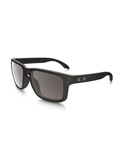 Holbrook Sunglasses 57MM Matte Black Frame/Warm Grey Lens
