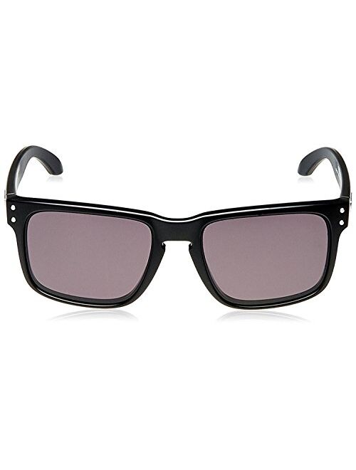 Oakley Holbrook Sunglasses 57MM Matte Black Frame/Warm Grey Lens